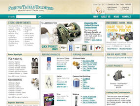 Fishing Tackle Unlimited  Web Design
