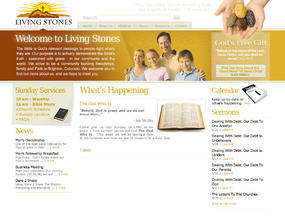 Living Stones Community Church  Web Design