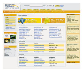 Industrial Job Search Web Site Design custom job search site development custom e commerce solution Web Design