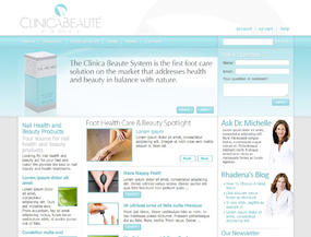 Clinica Beaute  Web Design