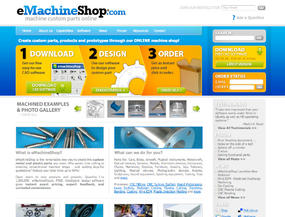 eMachine Shop  Web Design