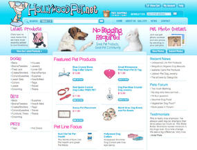 Hollywood Pet  Web Design